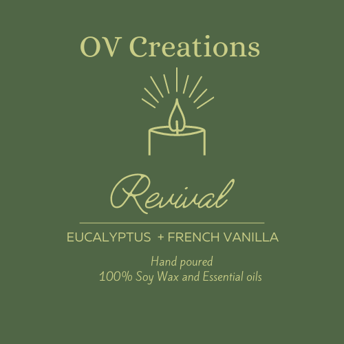 Revival Candle - Eucalyptus and French Vanilla