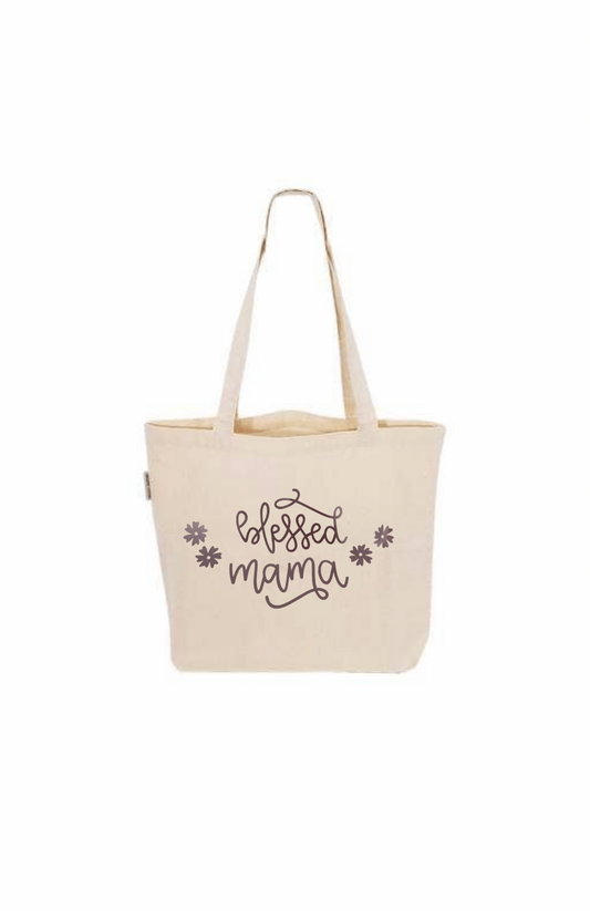 Blessed Mama Tote Bag